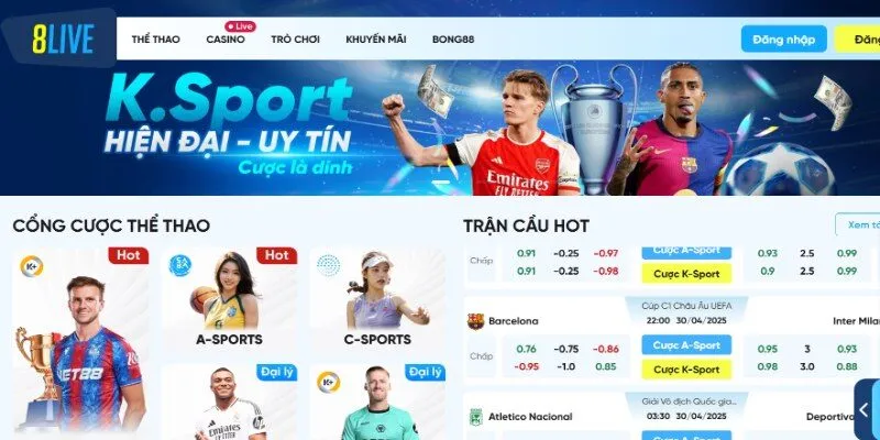 8LIVE - Trải nghiệm cá cược trực tuyến hấp dẫn năm 2026 4 Khuyến mãi hoàn trả 1.5%